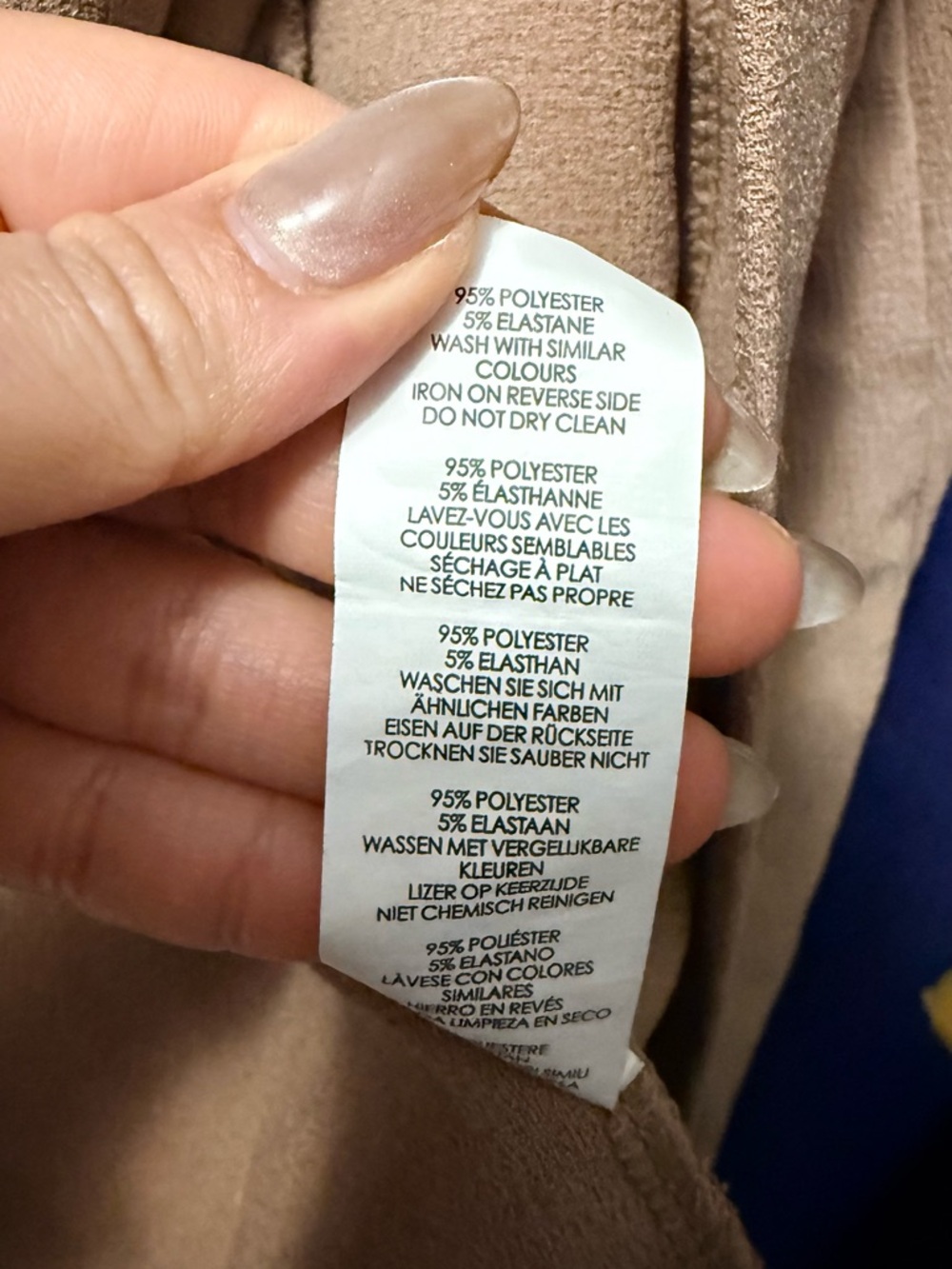 Boohoo Camel Robe-Style Wrap Jacket - Picture 5 of 5